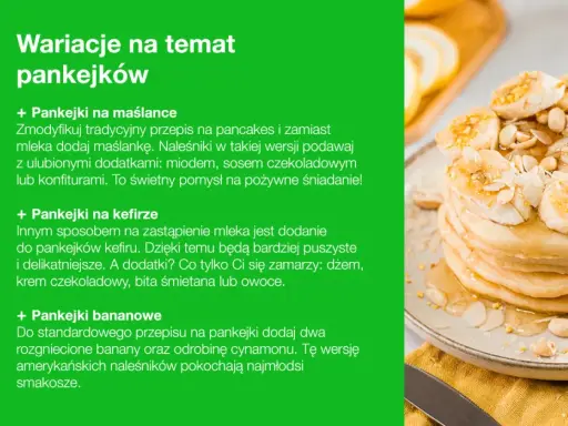 Puszyste pankejki bananowe z miodem i płatkami migdałów. Przepis na pyszne śniadanie.